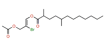 (Z)-3-Acetoxy-3-bromo-1-propenyl -2,5-dimethyldodecanoate